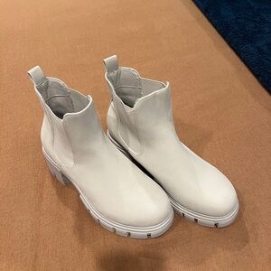 Women's White Ankle Boots